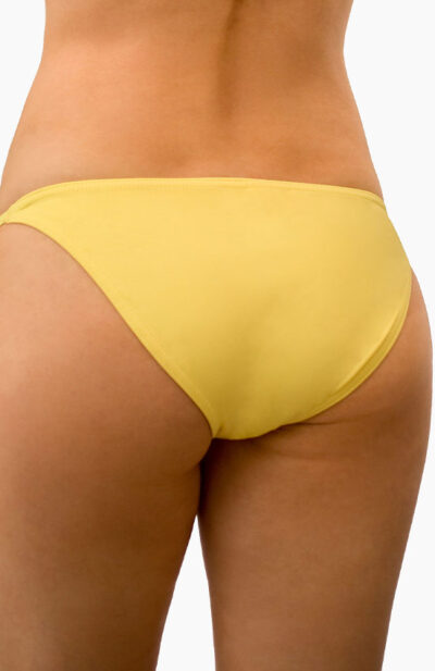 Tie Side Bikini Briefs Yellow